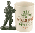 Toy Soldier with Gun Shaped Handle Mug